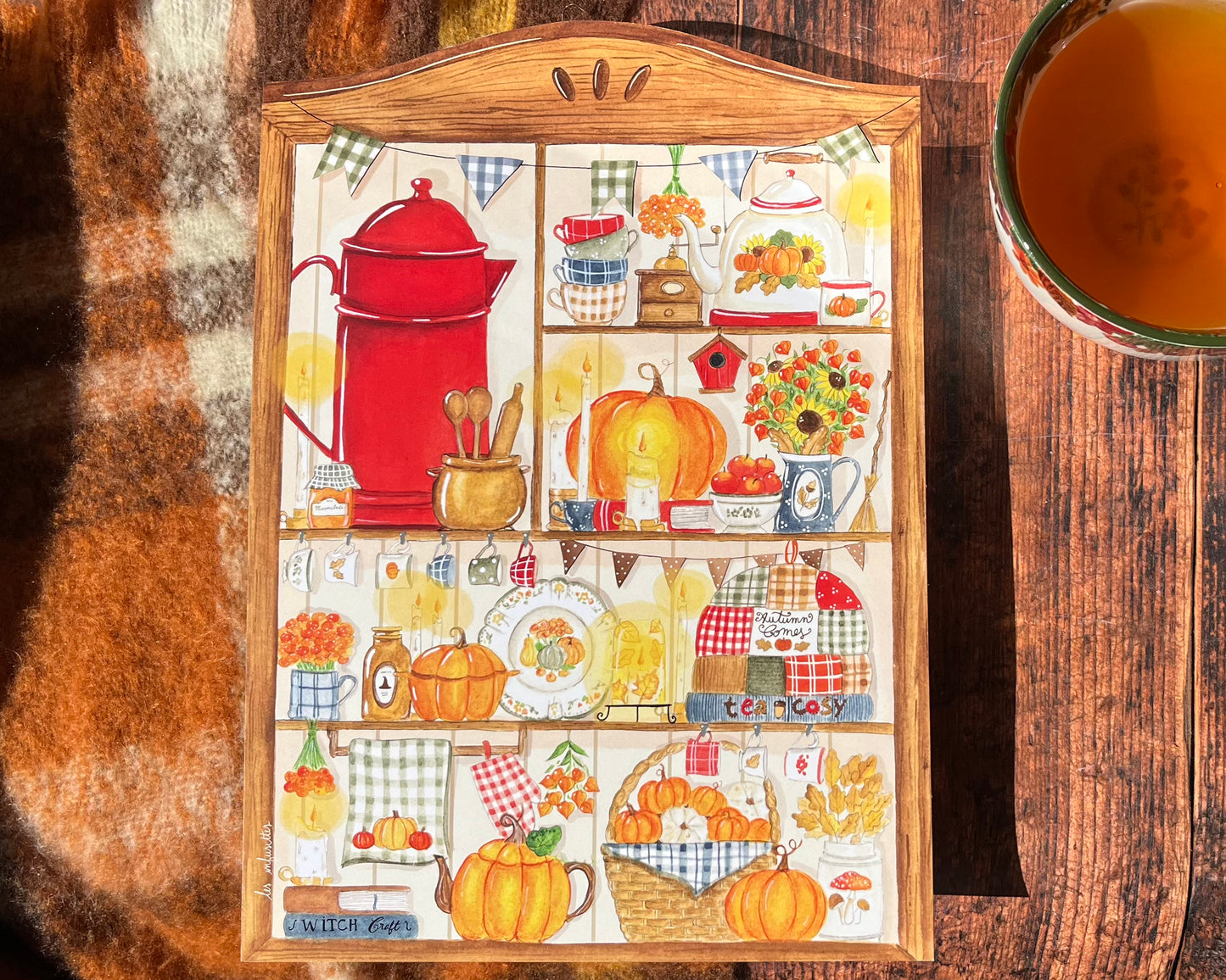 Affiche - Mon vaisselier d'Automne