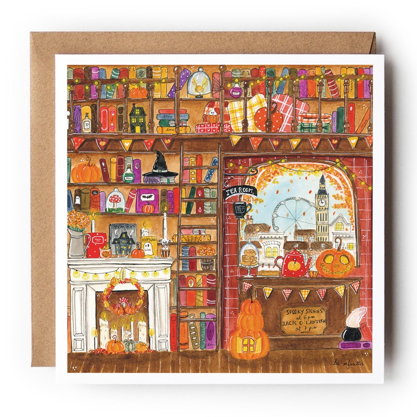 Map - Autumn day at the bookstore