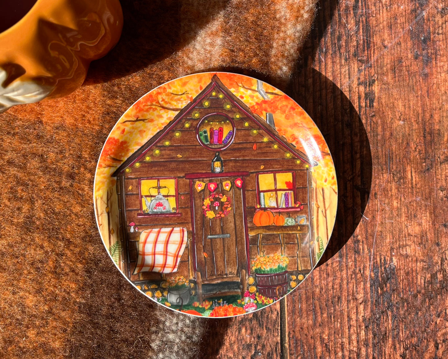 Set de 4 Sous-tasse "Promenade d'automne" (précommande - ÉDITION LIMITÉE)