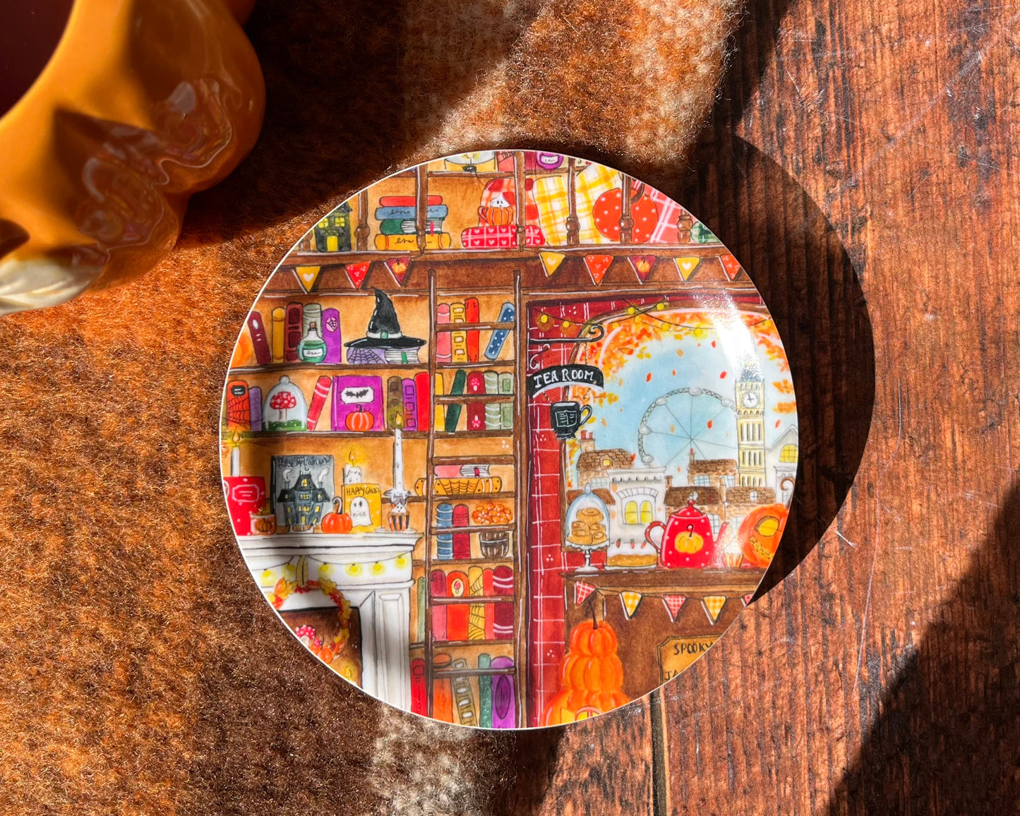 Set de 4 Sous-tasse "Promenade d'automne" (précommande - ÉDITION LIMITÉE)