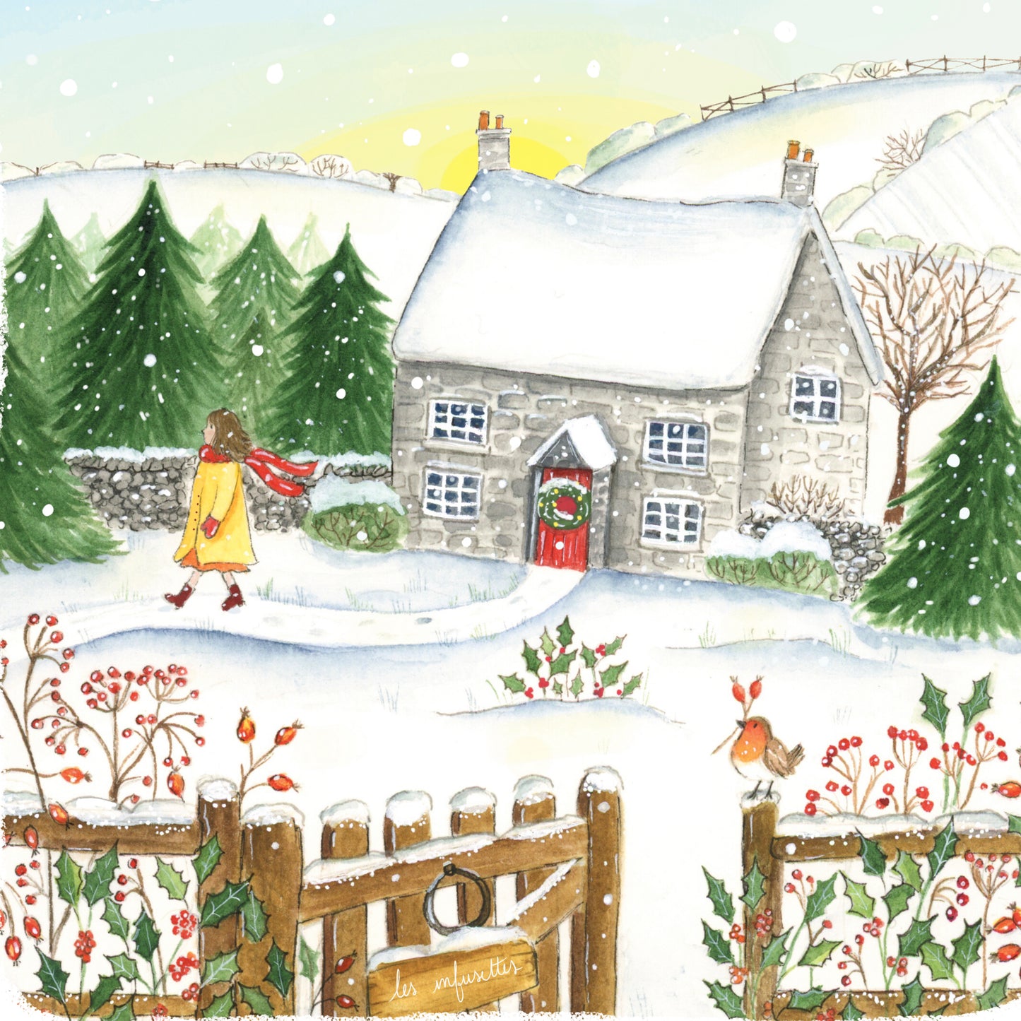 Affiche - Noël au petit cottage