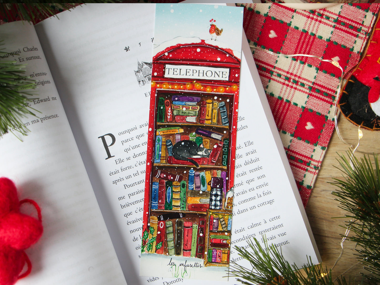 Bookmark - The Winter Literary Cabin