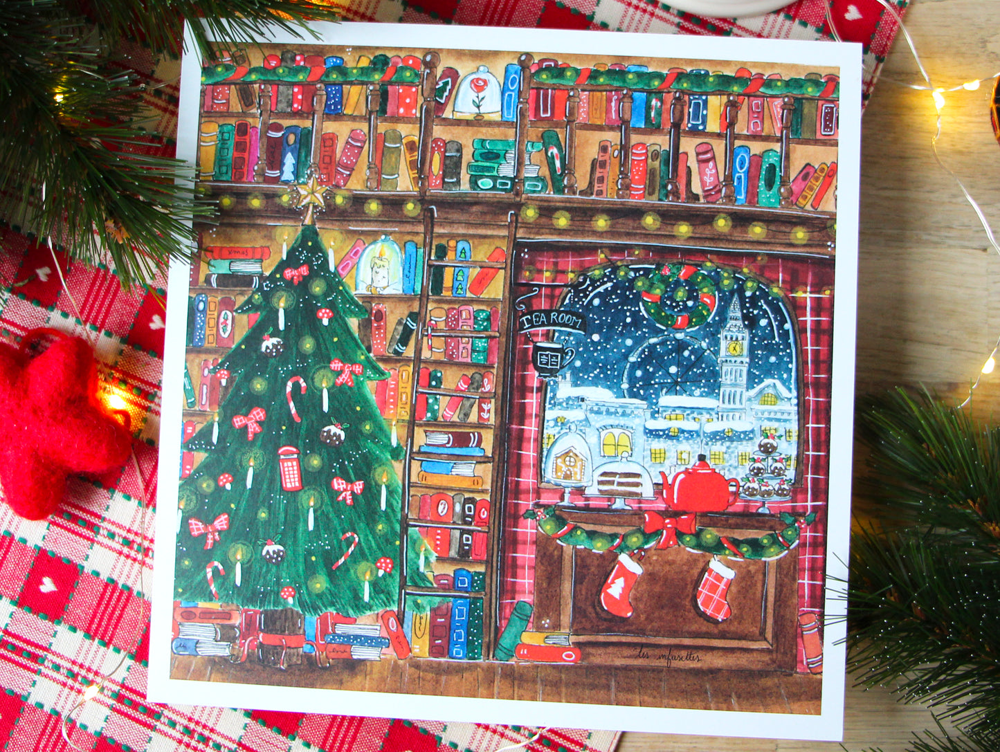 Affiche - Noël à la librairie