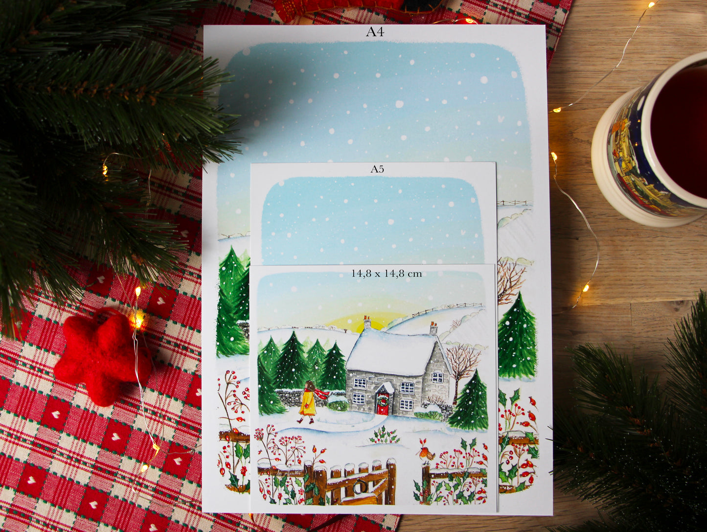 Affiche - Noël au petit cottage