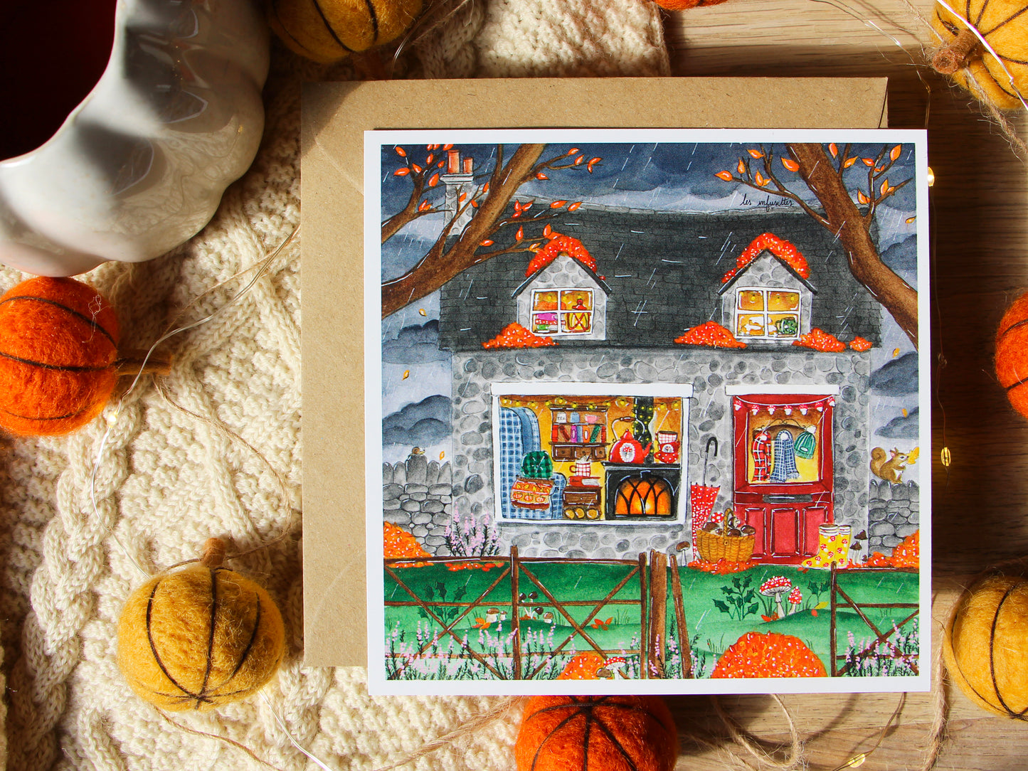 Map - Cottage in the rain