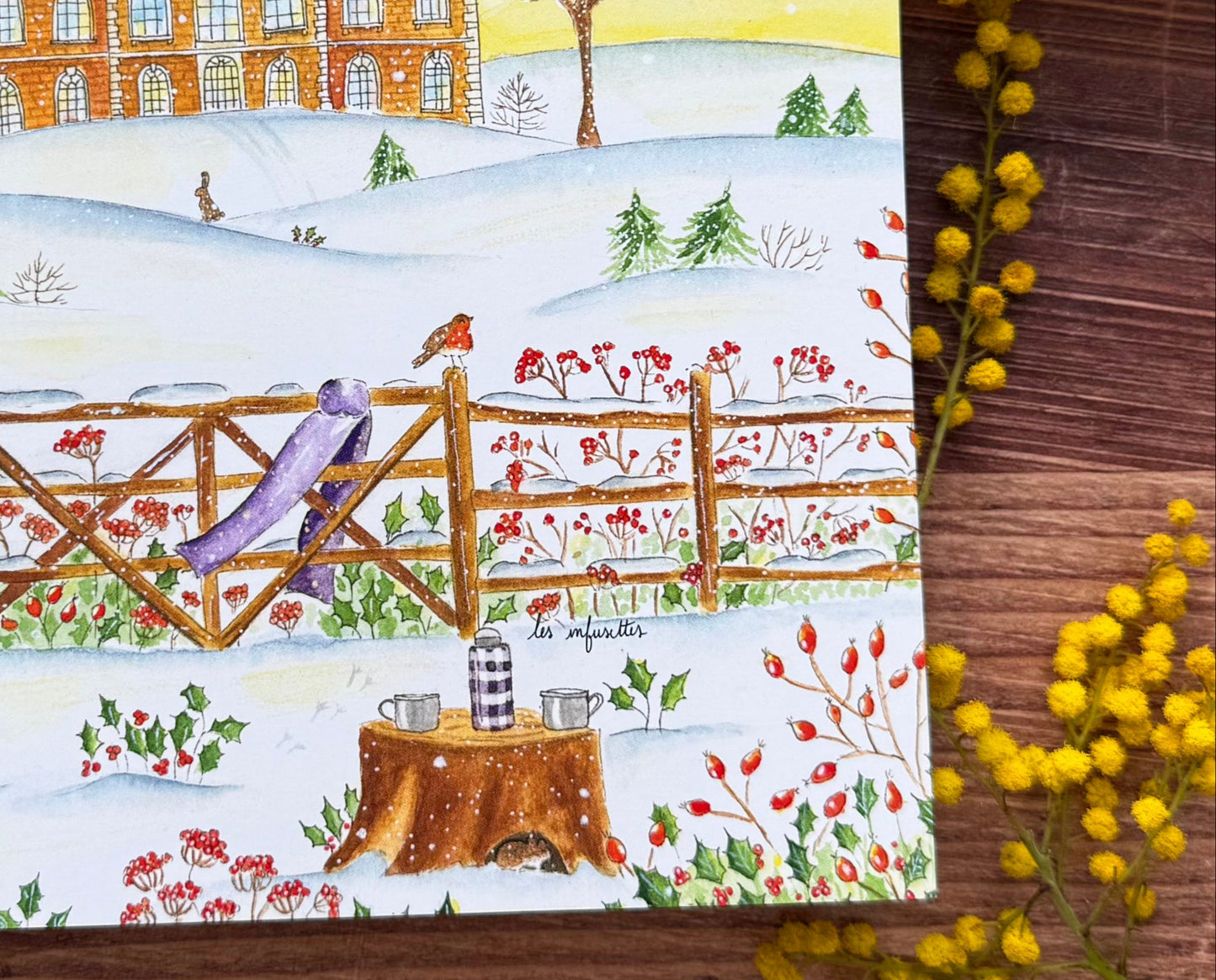 Poster - Winter Literary Cabin