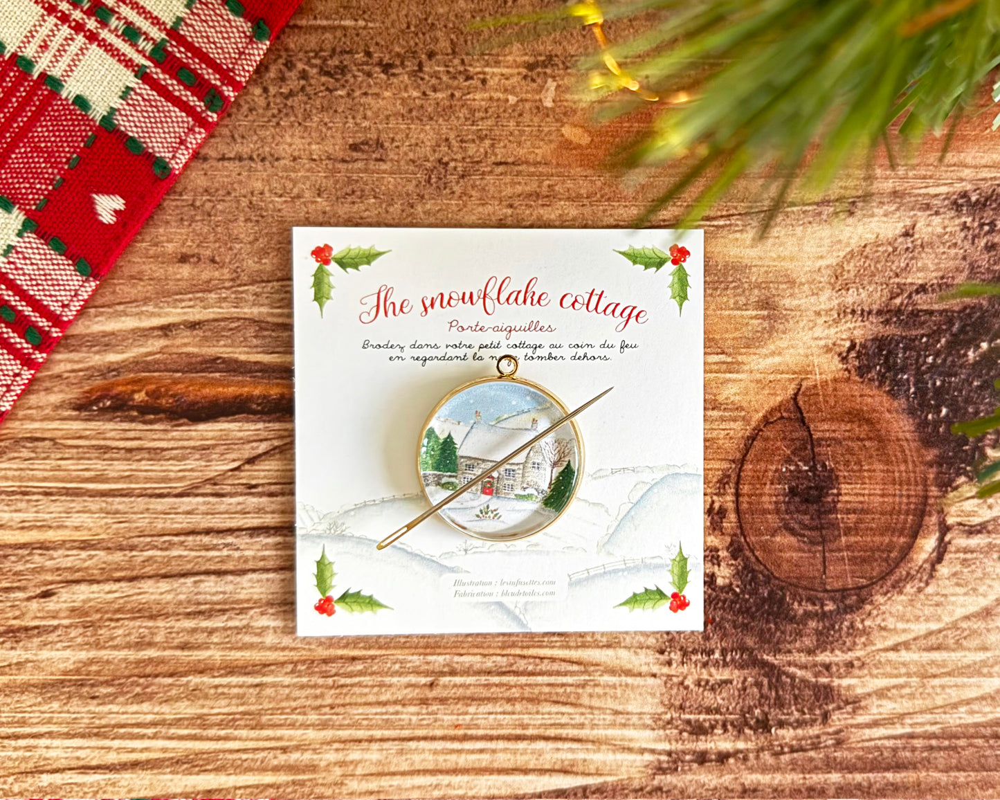 Needle Holder - The Snowflake Cottage (LIMITED EDITION)