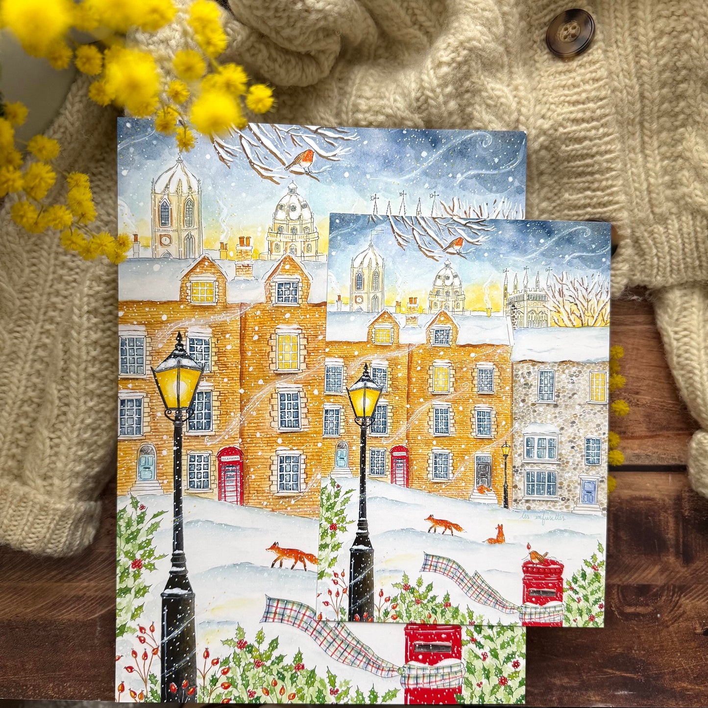 Affiche - Oxford sous les flocons