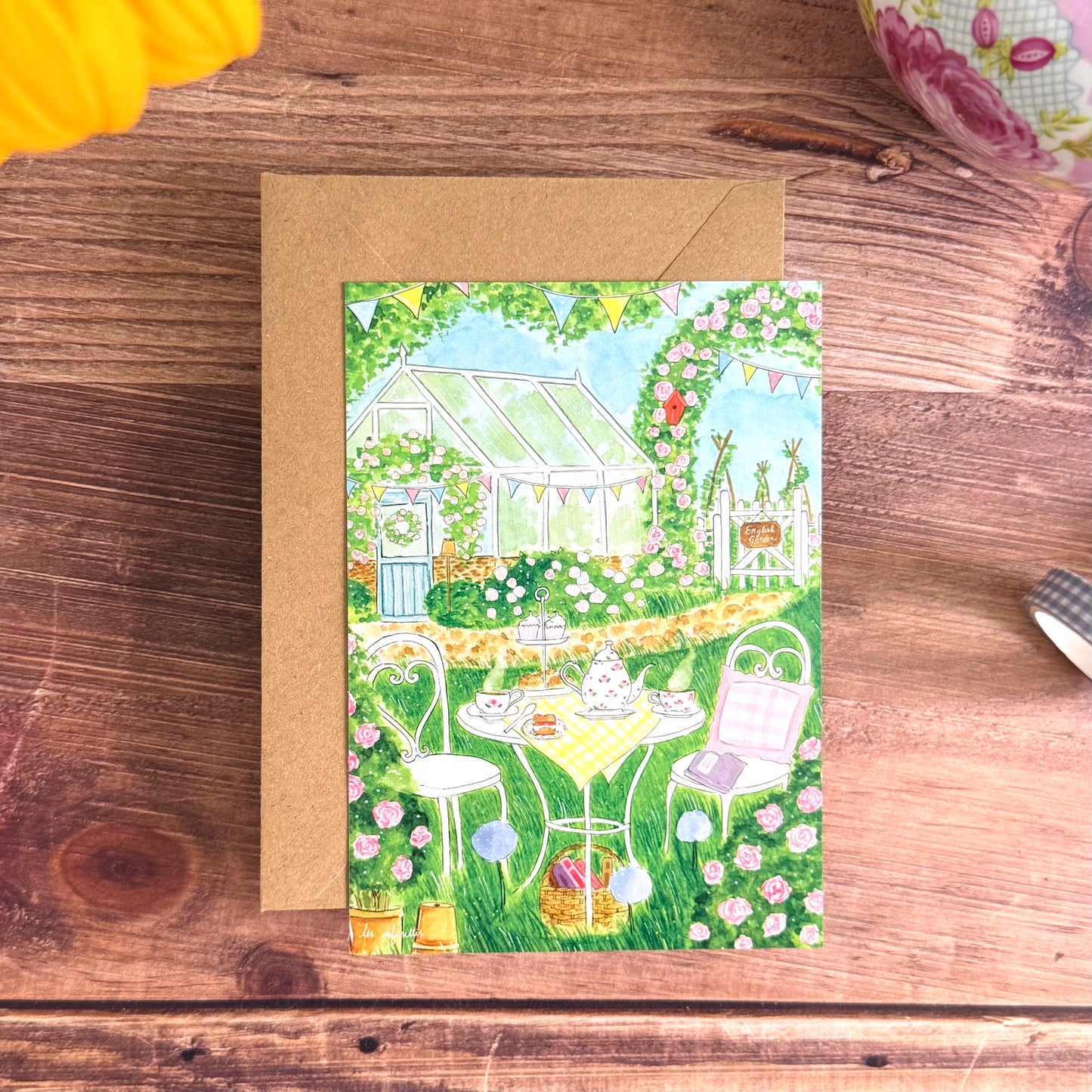 Carte - Afternoon tea au jardin