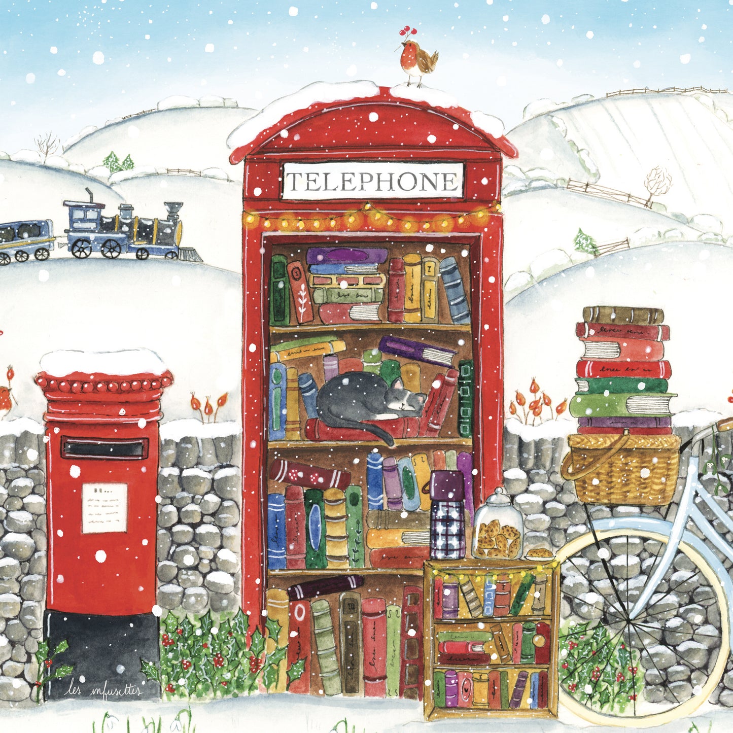 Boîte en fer illustrée - La cabine littéraire d'hiver (ÉDITION LIMITÉE)