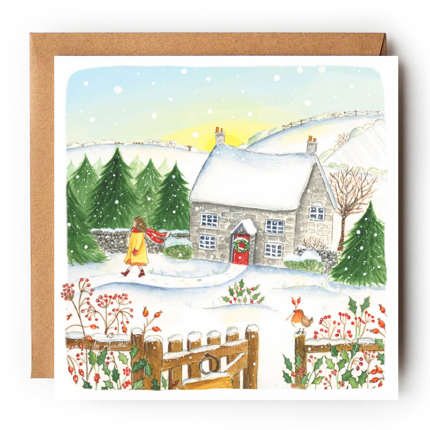 Card - Christmas at the little cottage