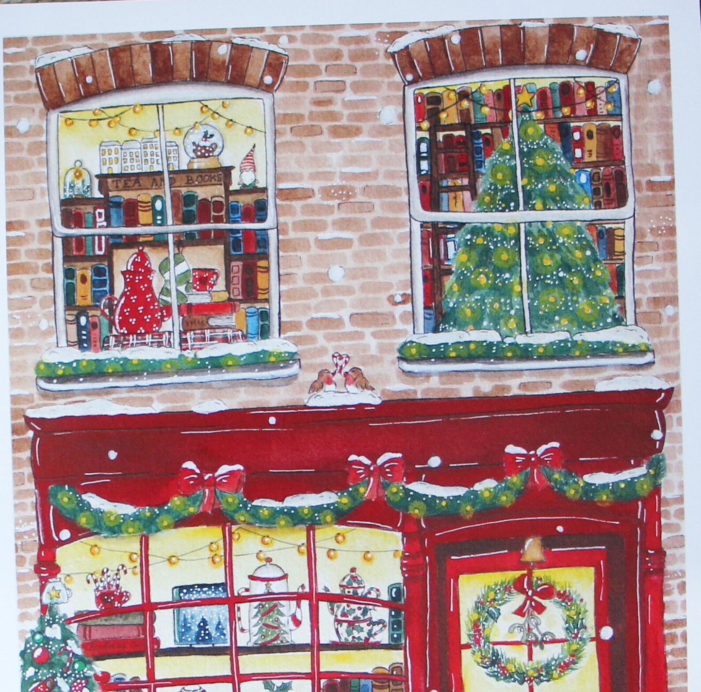 Affiche - Salon de thé littéraire de Noël