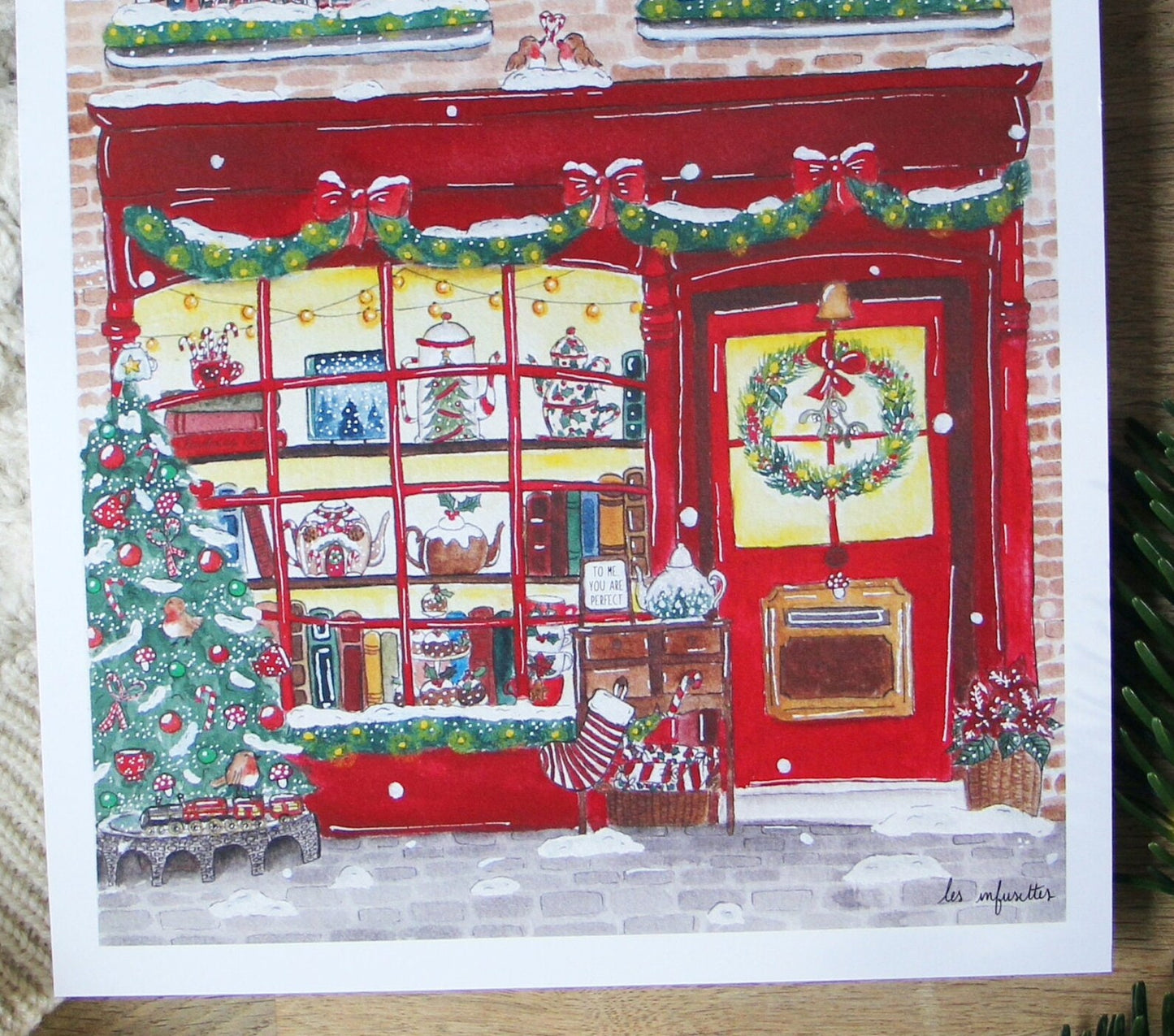 Affiche - Salon de thé littéraire de Noël