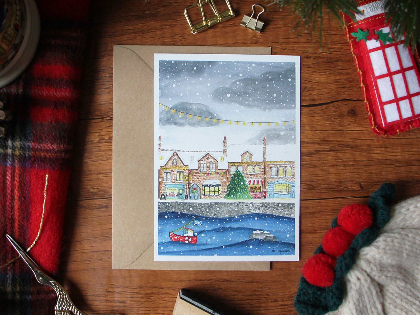 Carte - Scottish Snowflakes