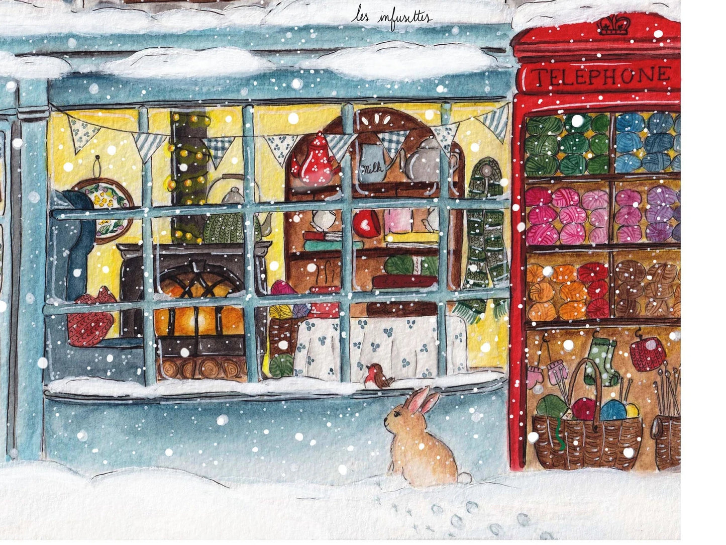 Affiche - Salon de thé tricot