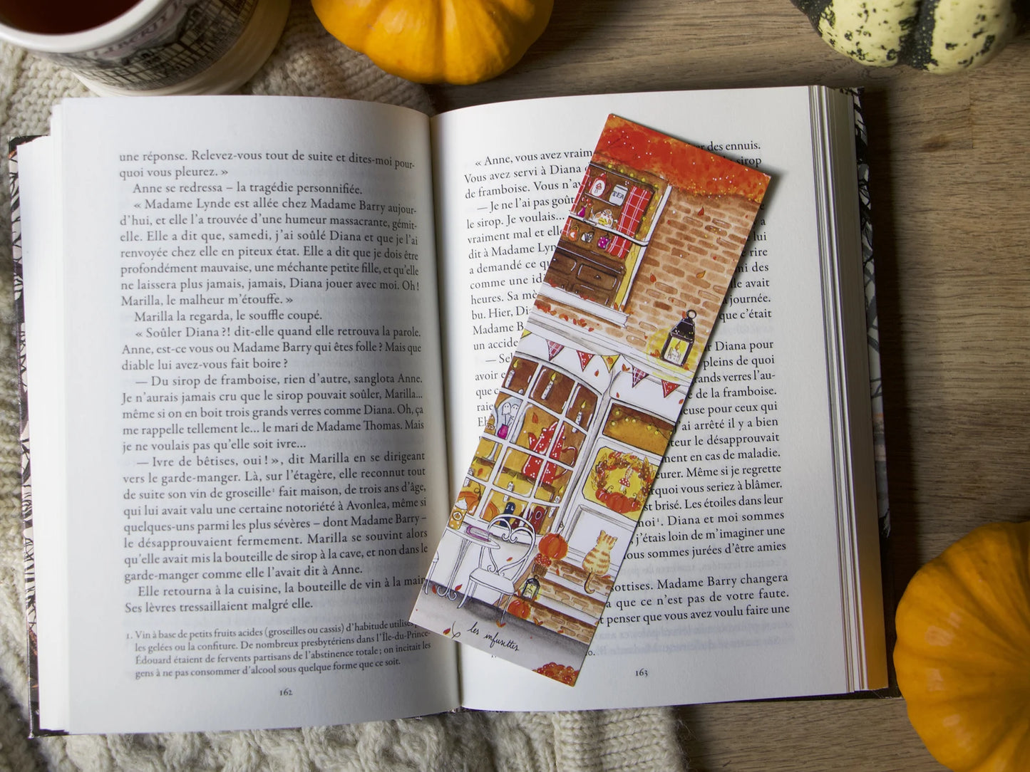 Marque Page - Journée d'automne au salon de thé