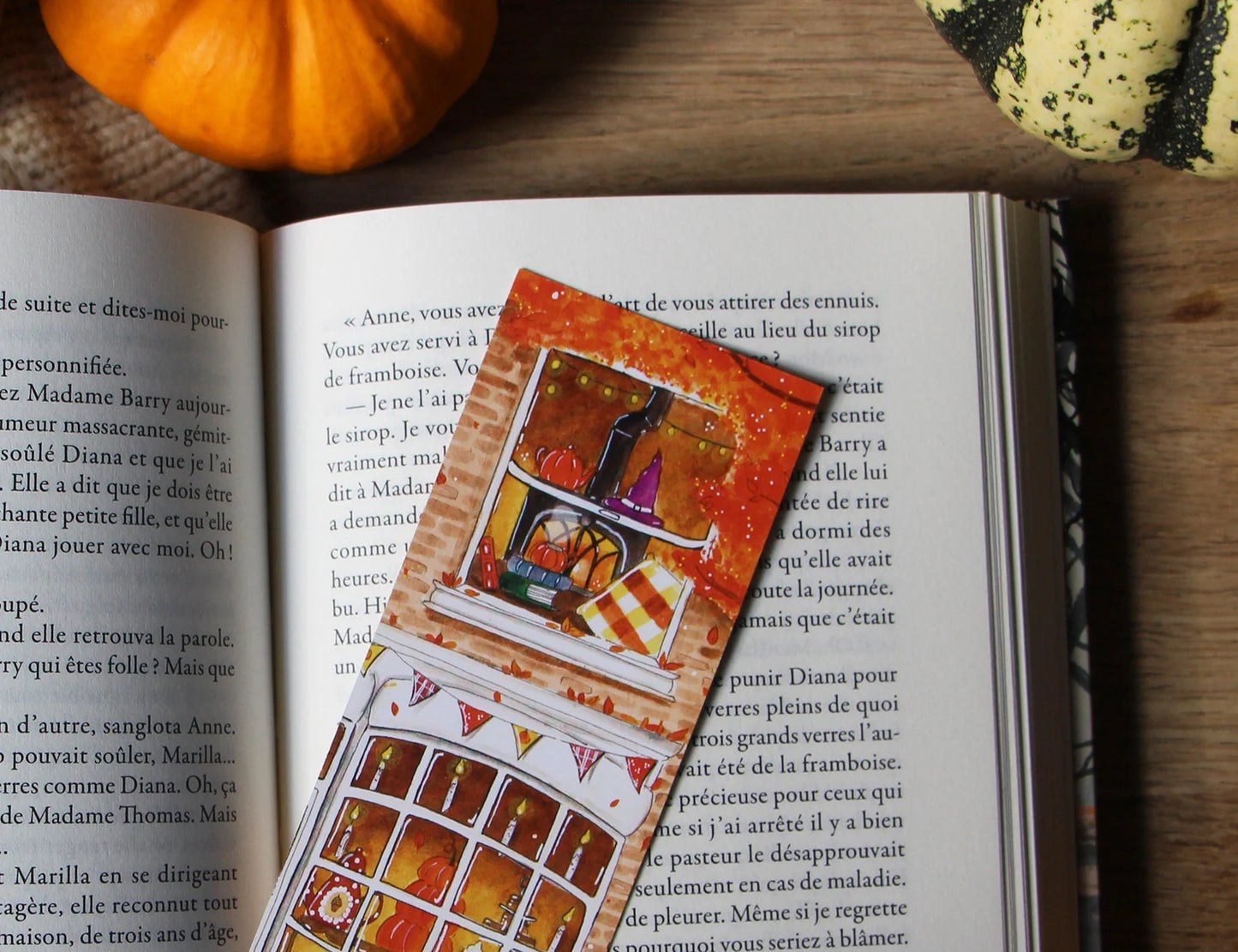 Marque Page - Journée d'automne au salon de thé