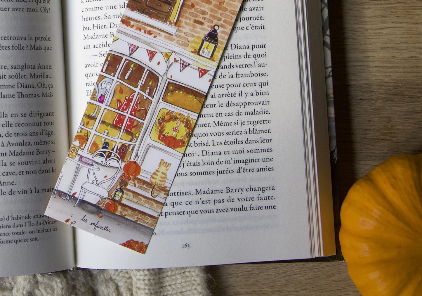 Marque Page - Journée d'automne au salon de thé