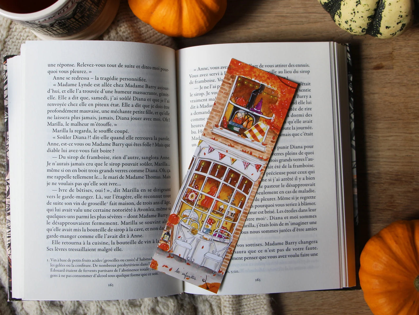 Marque Page - Journée d'automne au salon de thé
