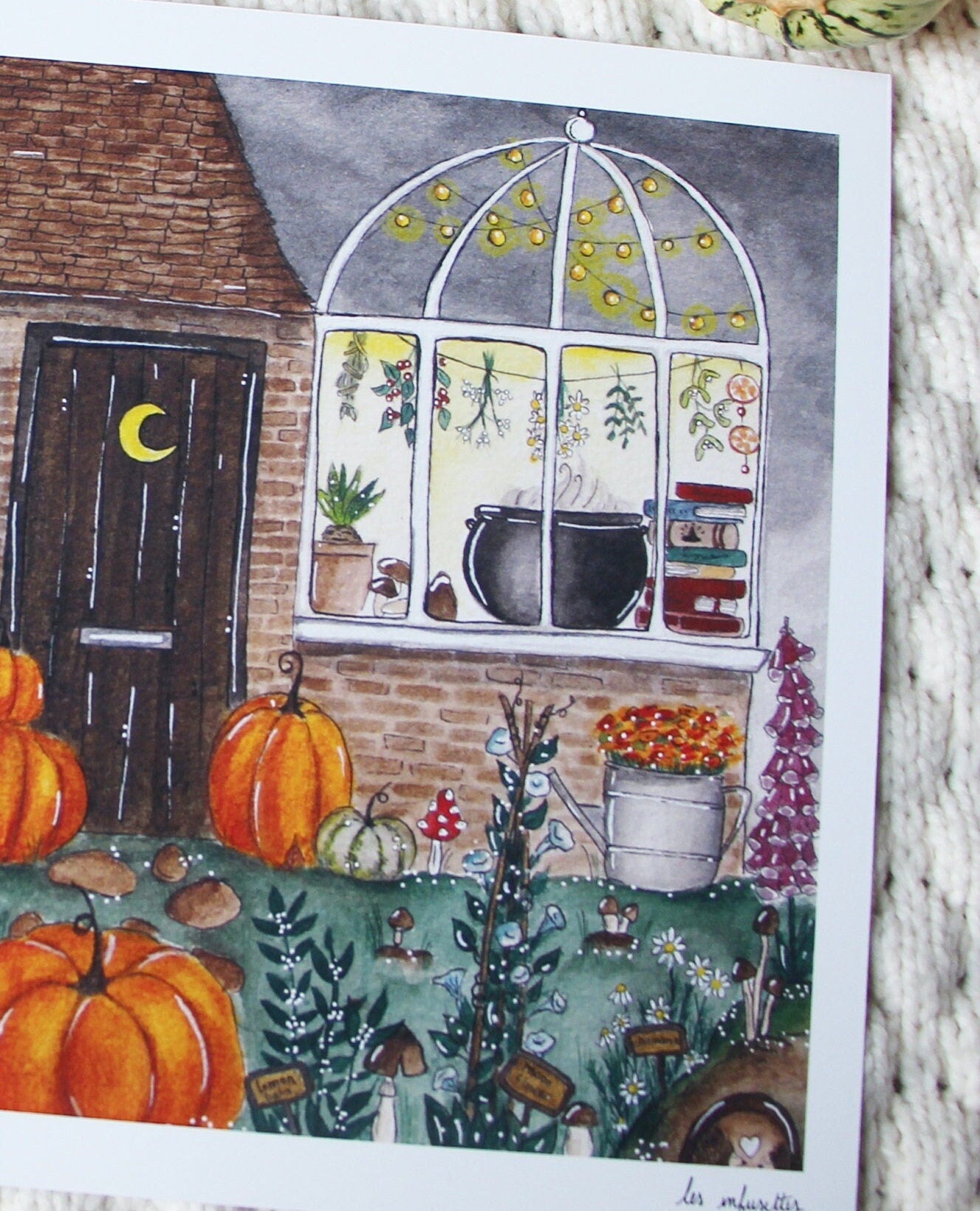 Affiche - Petit Cottage d'Automne