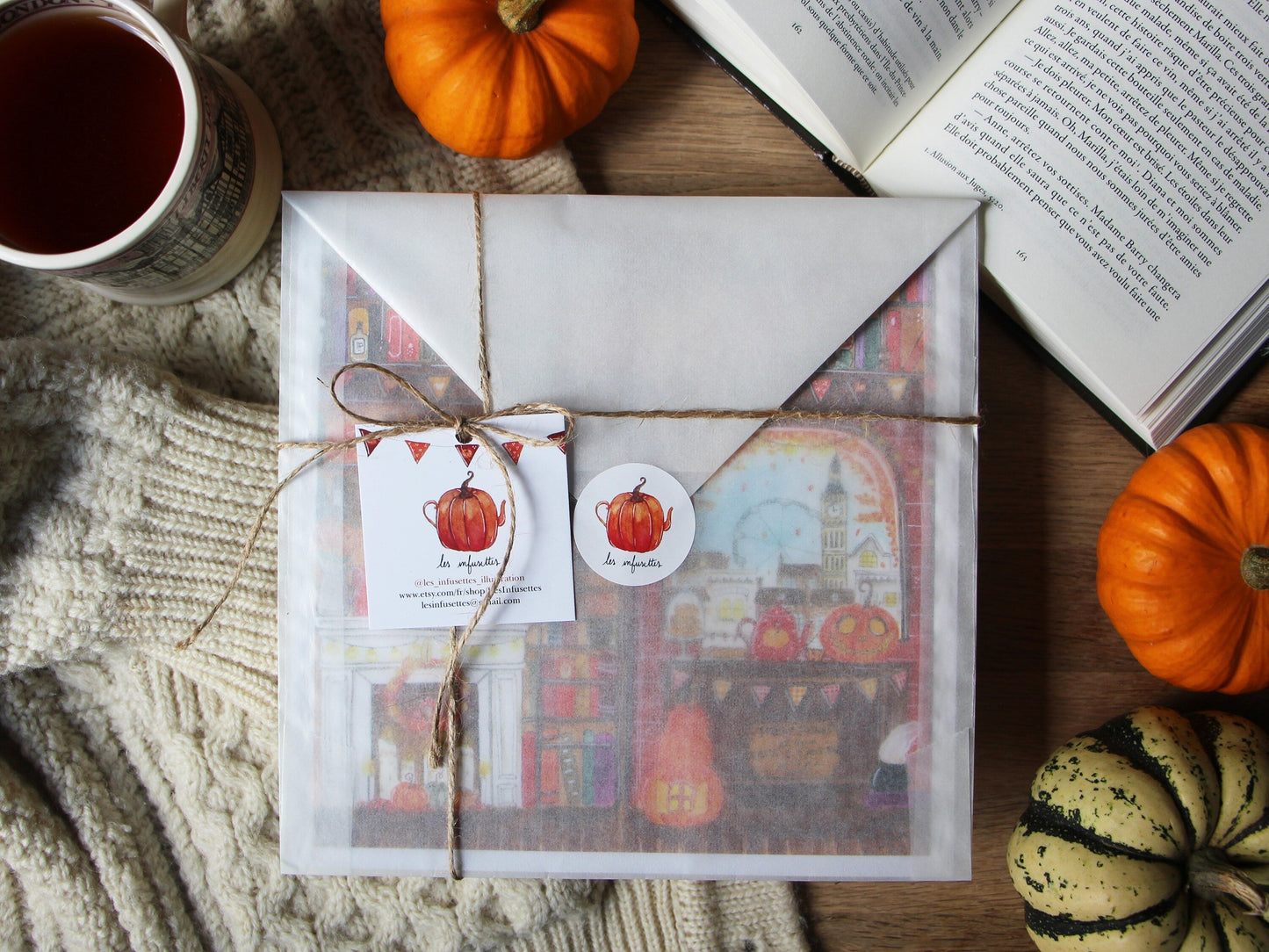 Affiche - Journée d'automne à la librairie