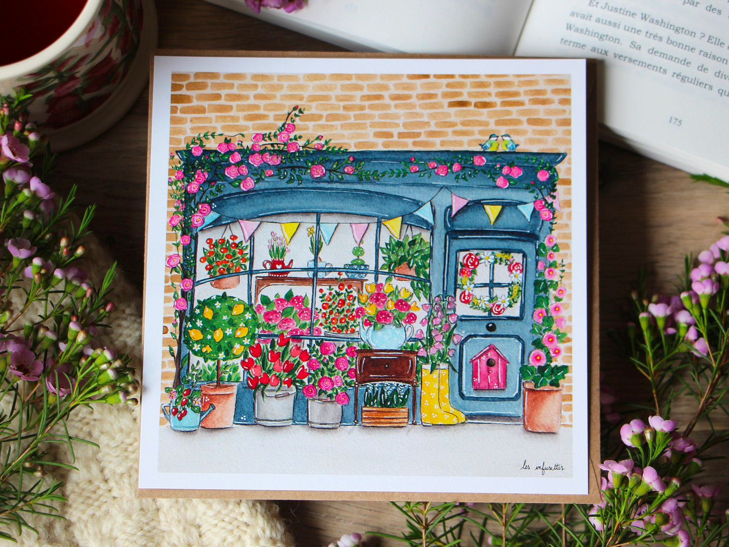 Affiche - La petite boutique de fleurs