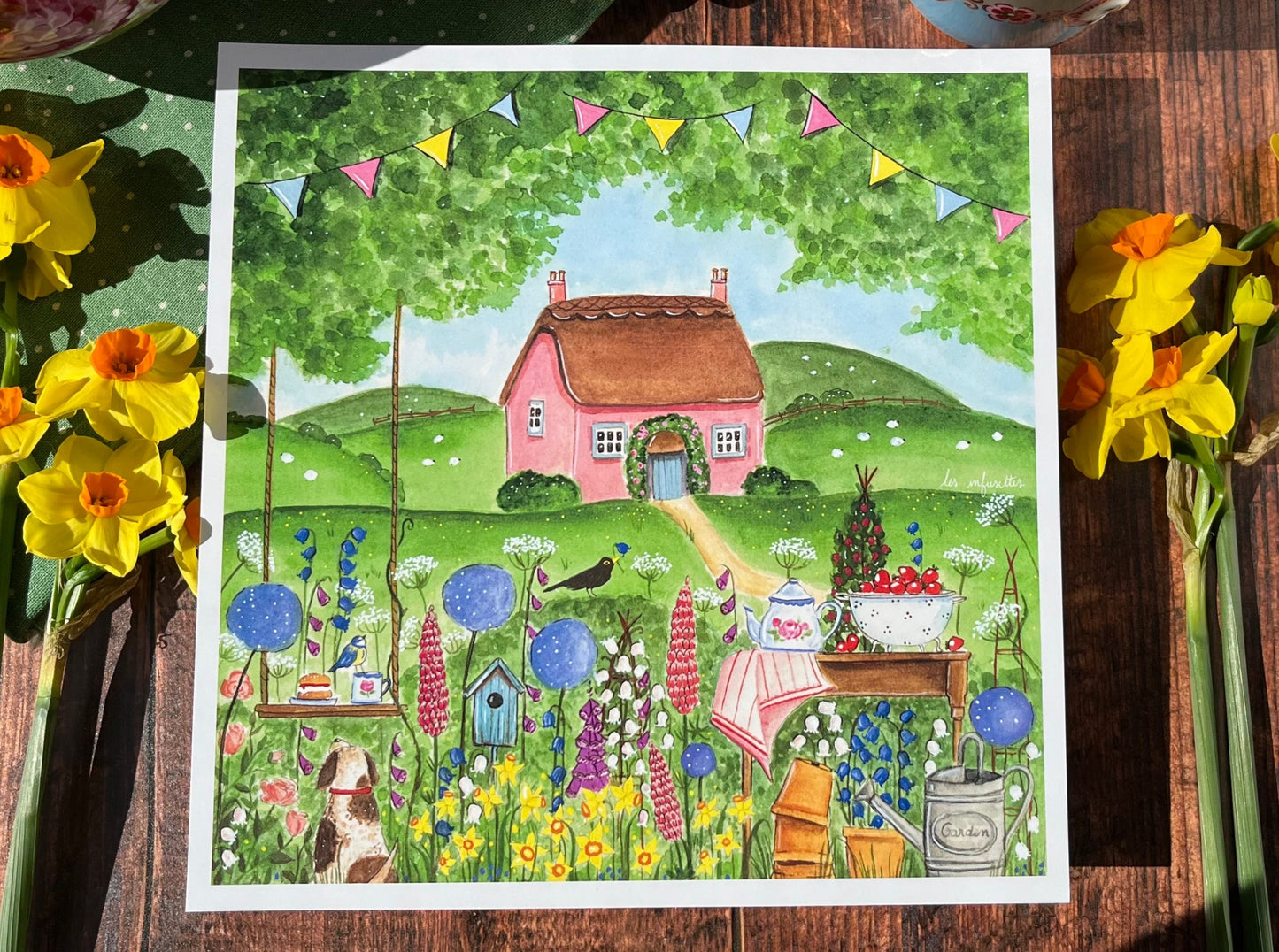 Affiche - Le  Rosebud cottage