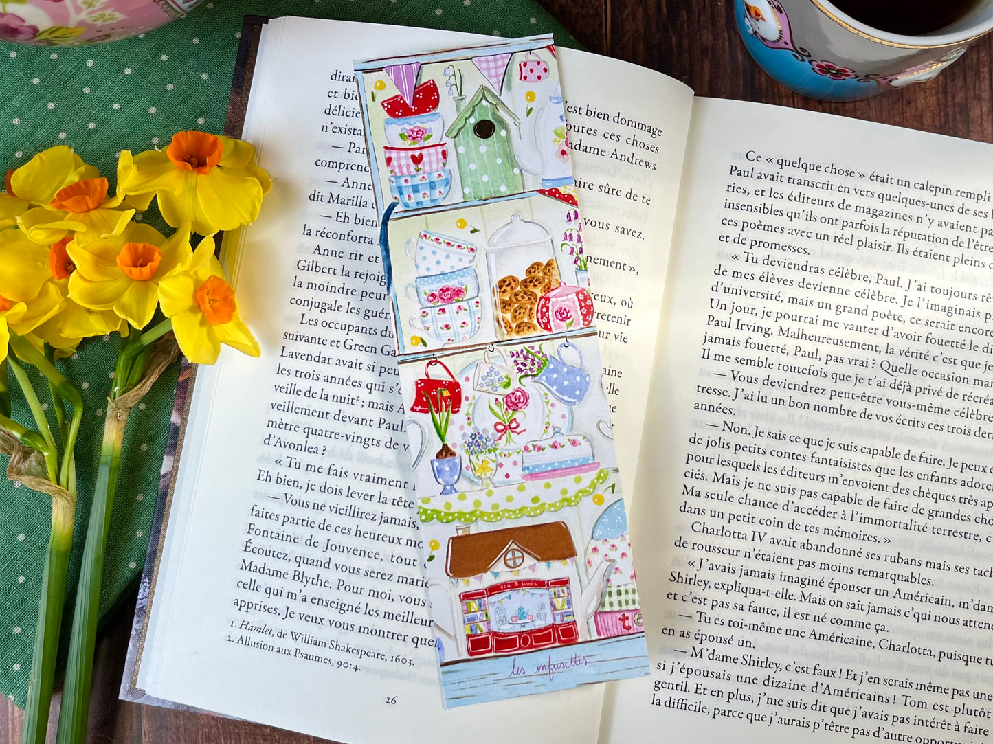 Marque Page - Mon vaisselier printanier
