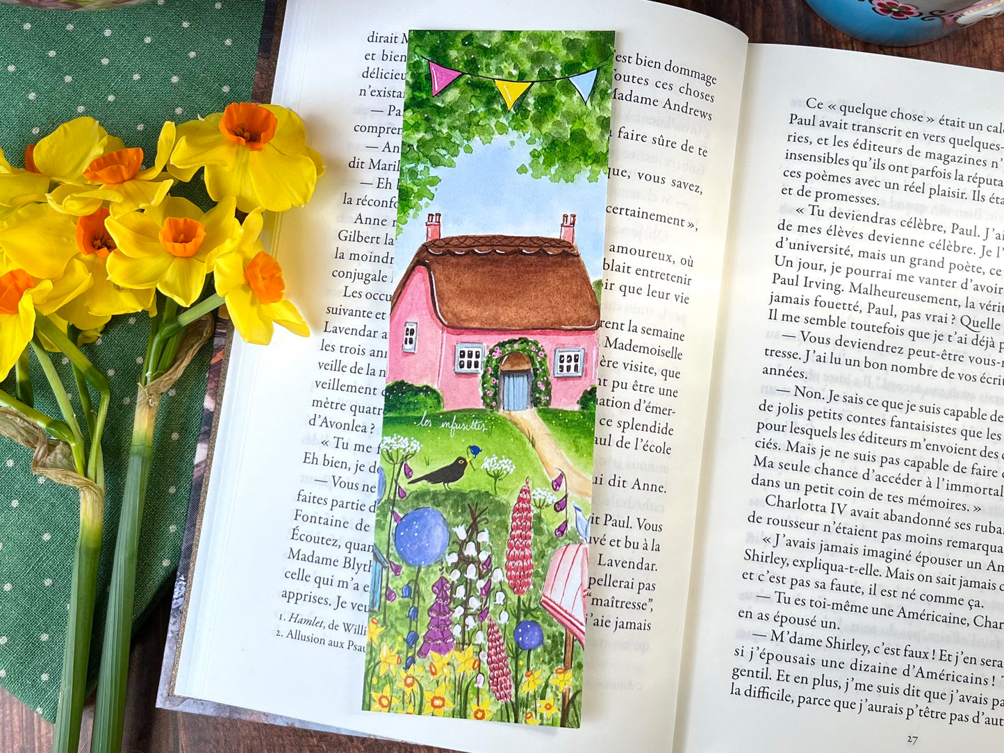 Marque Page - Le Rosebud cottage