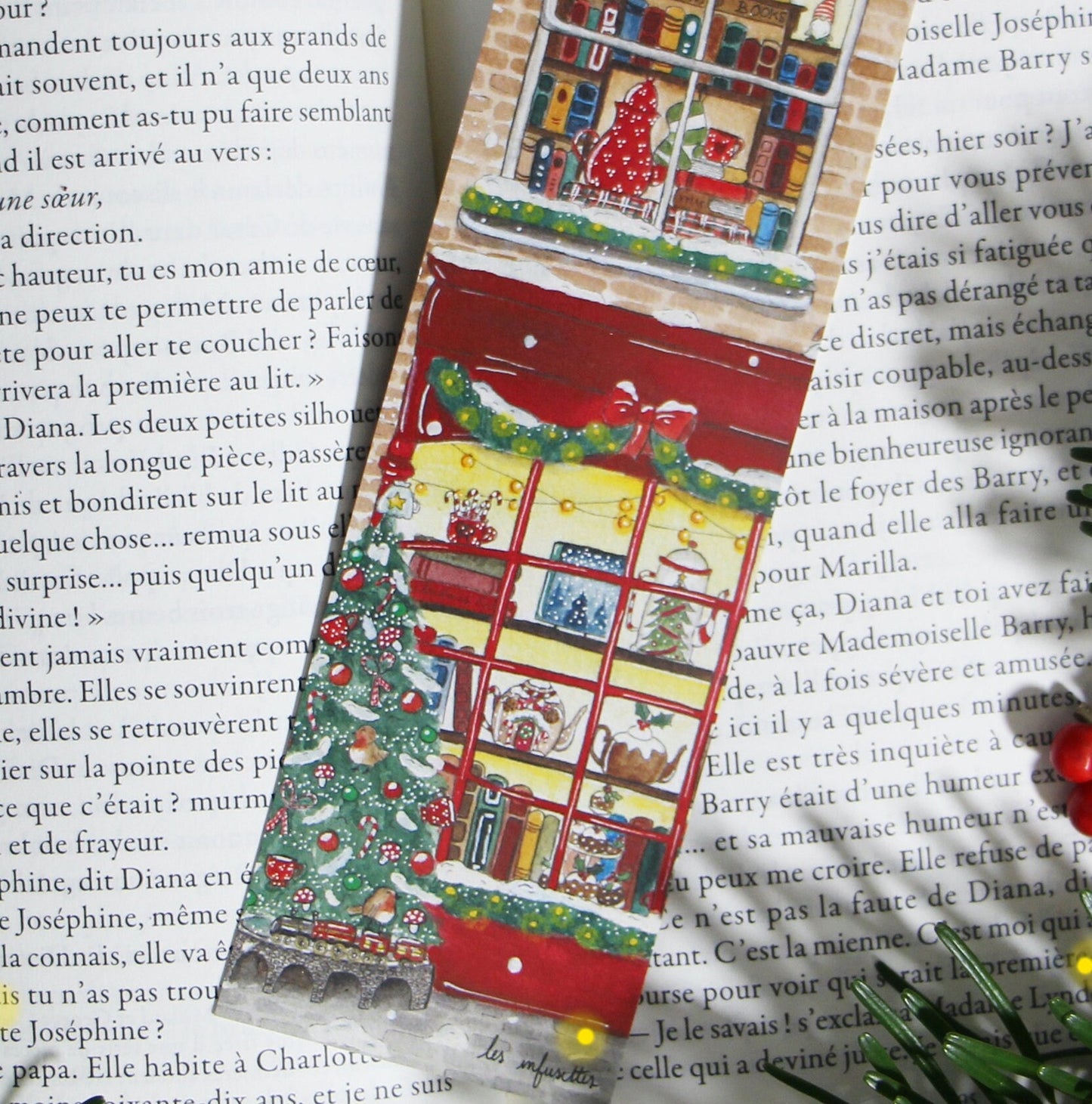 Marque Page - Salon de Thé Littéraire de Noël