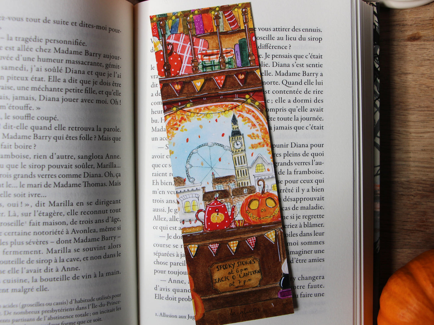 Marque Page - Journée d'automne à la librairie