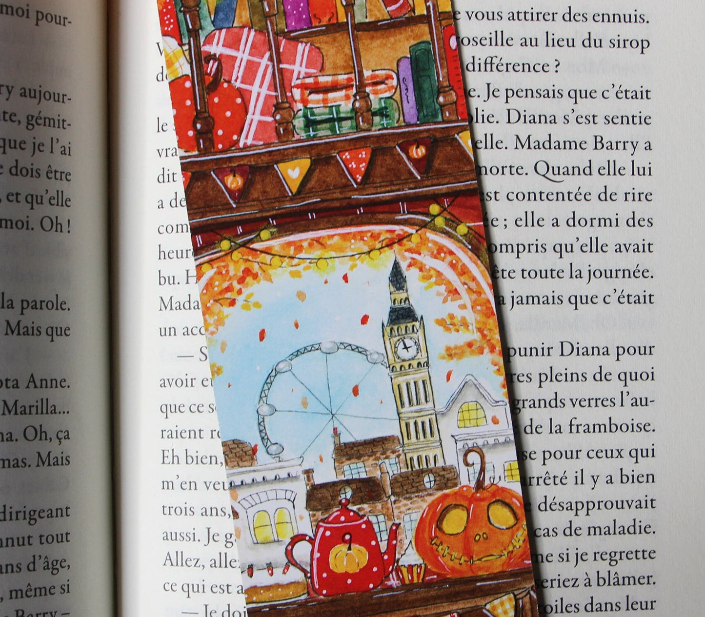 Marque Page - Journée d'automne à la librairie