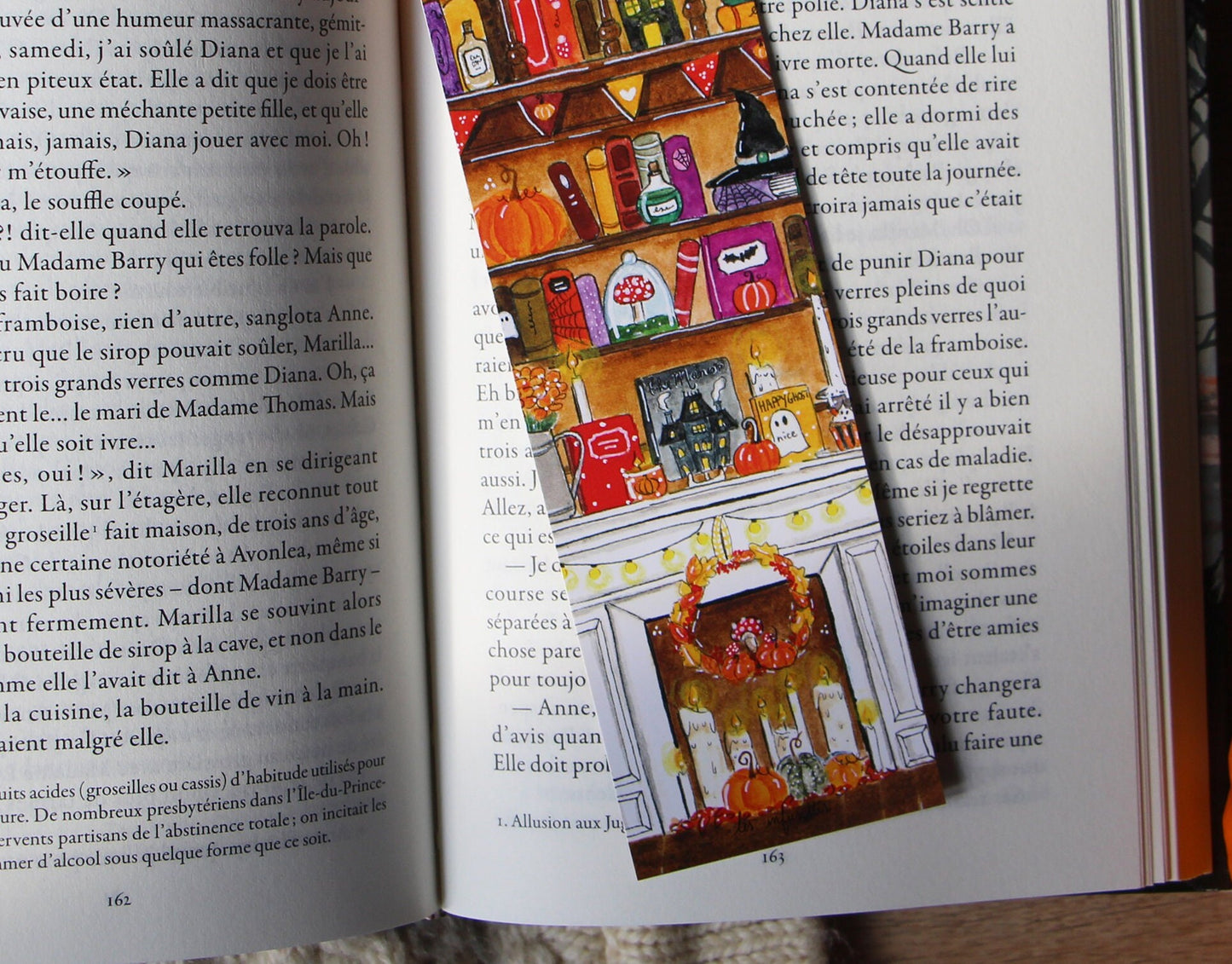 Marque Page - Journée d'automne à la librairie