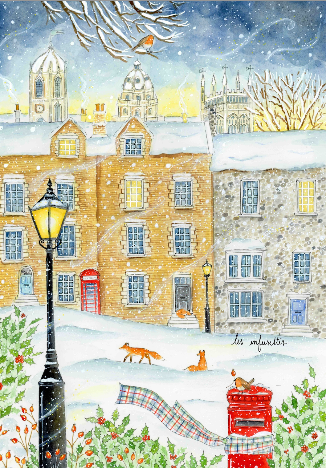 Affiche - Oxford sous les flocons