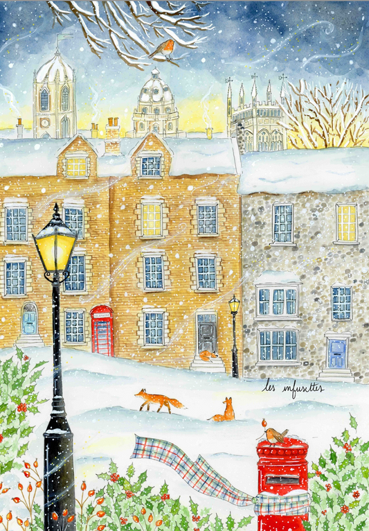 Affiche - Oxford sous les flocons
