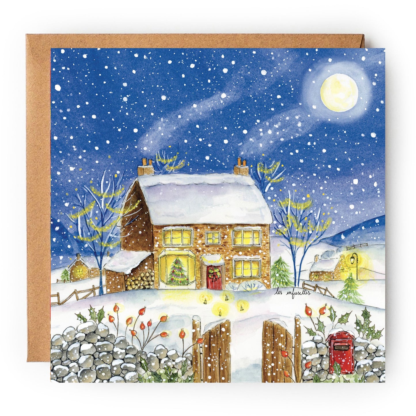 Card - Christmas at the little cottage