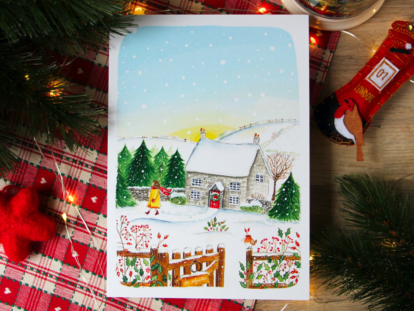 Affiche - Noël au petit cottage