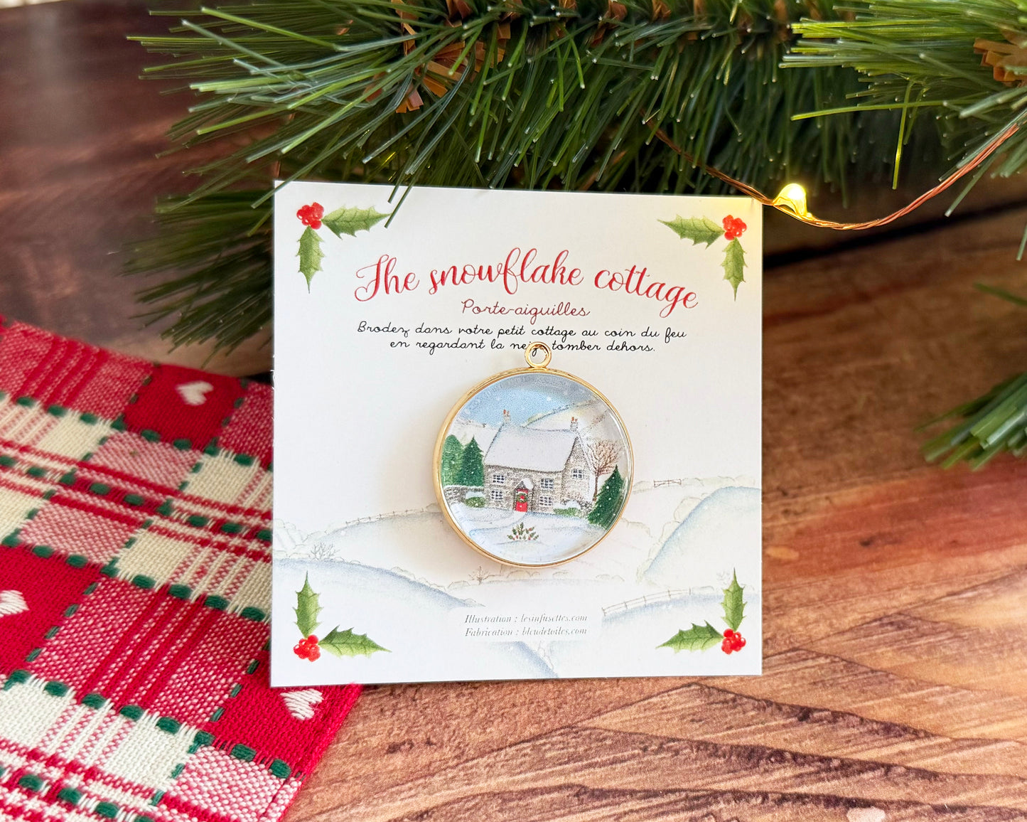 Needle Holder - The Snowflake Cottage (LIMITED EDITION)