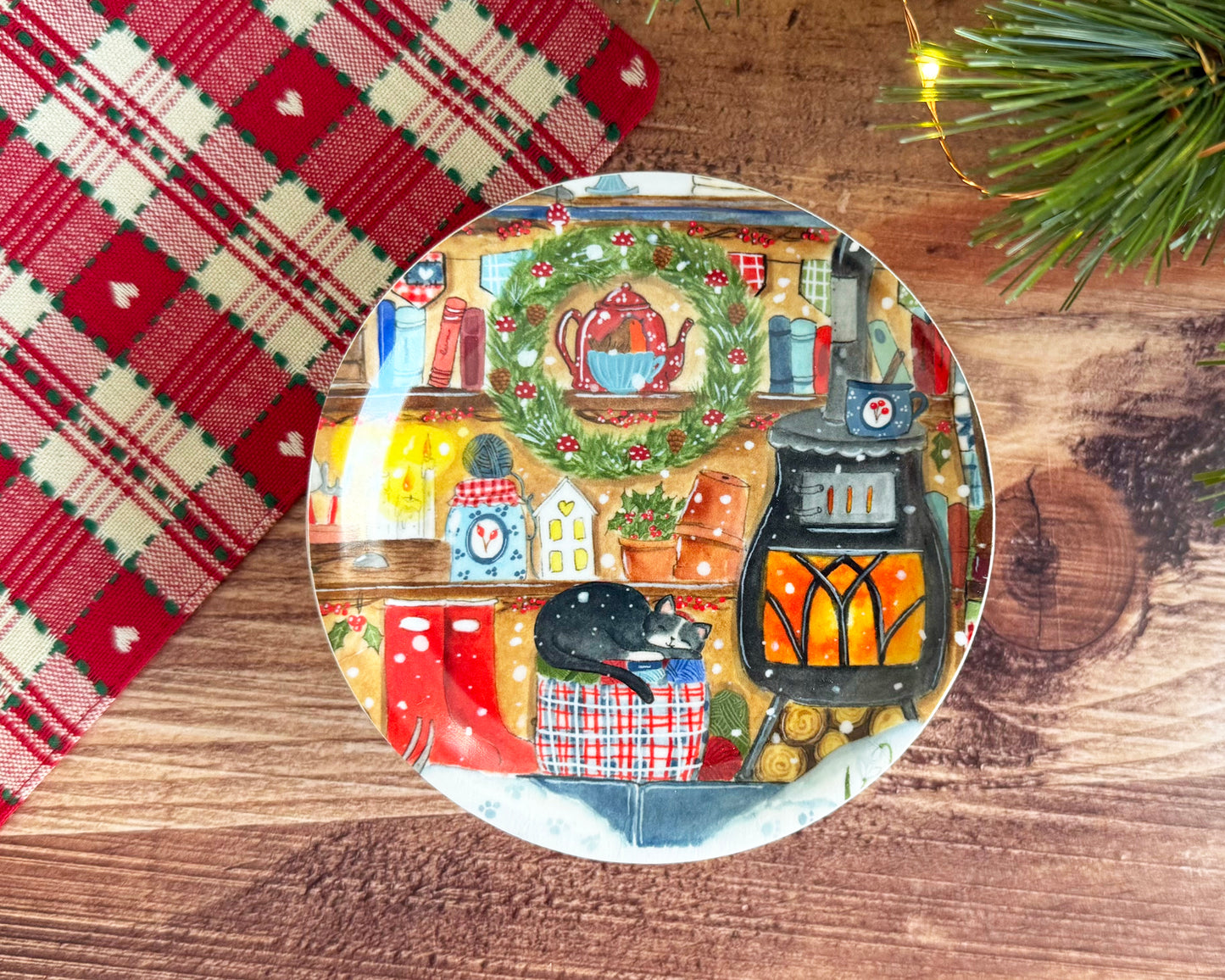 Set of 4 "Snowy Walk" Coasters (LIMITED EDITION)