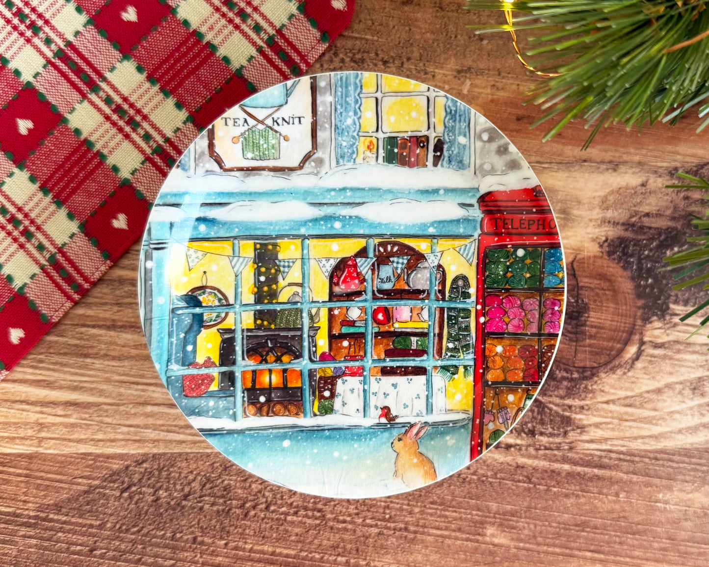 Set of 4 "Snowy Walk" Coasters (LIMITED EDITION)