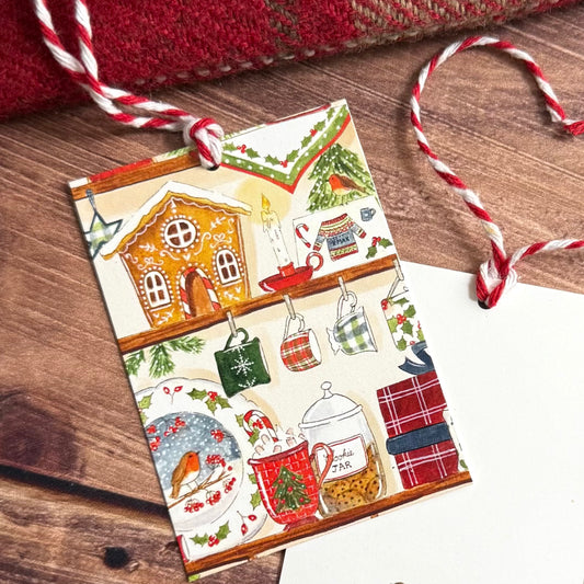 Étiquettes cadeaux - Petit Teckel (lot de 5)