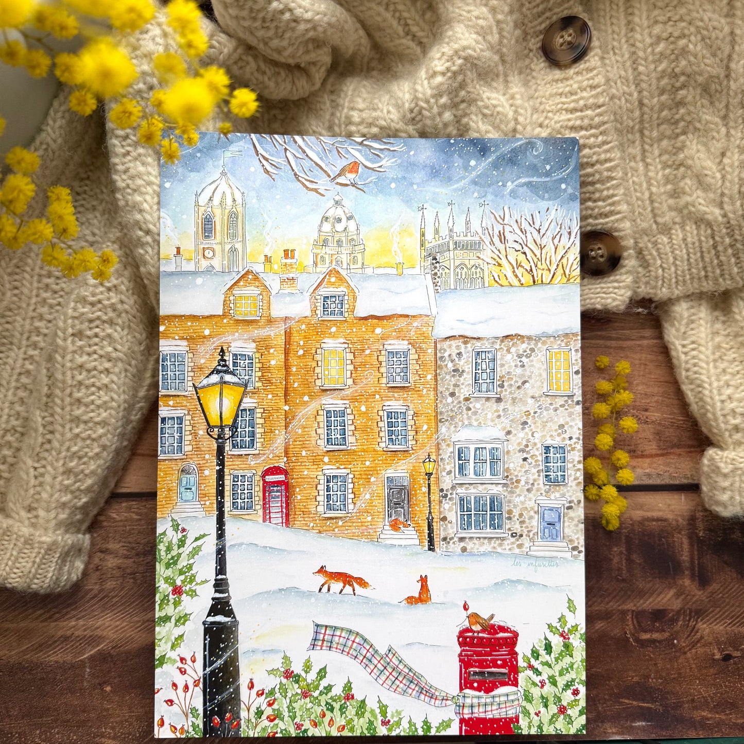 Affiche - Oxford sous les flocons