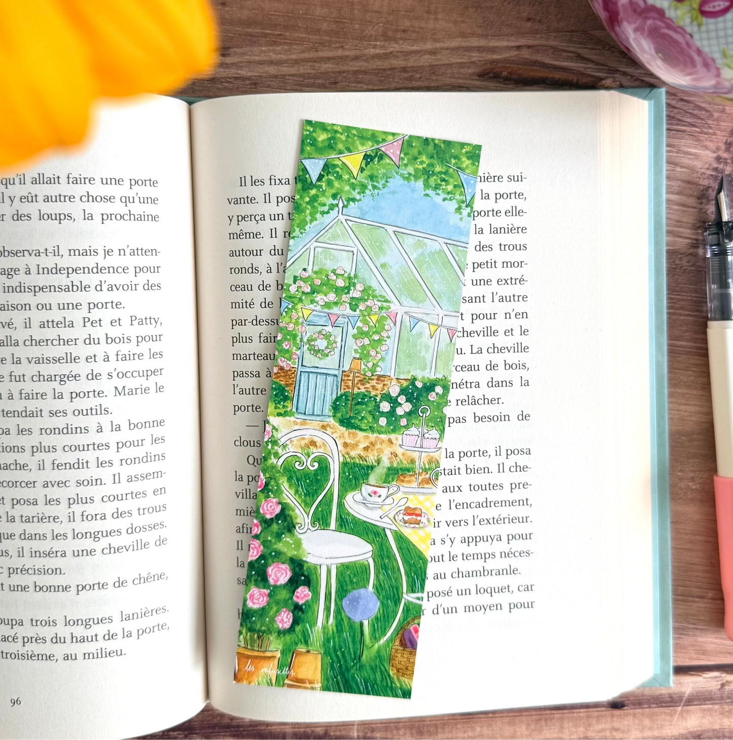 Marque Page - Afternoon tea au jardin