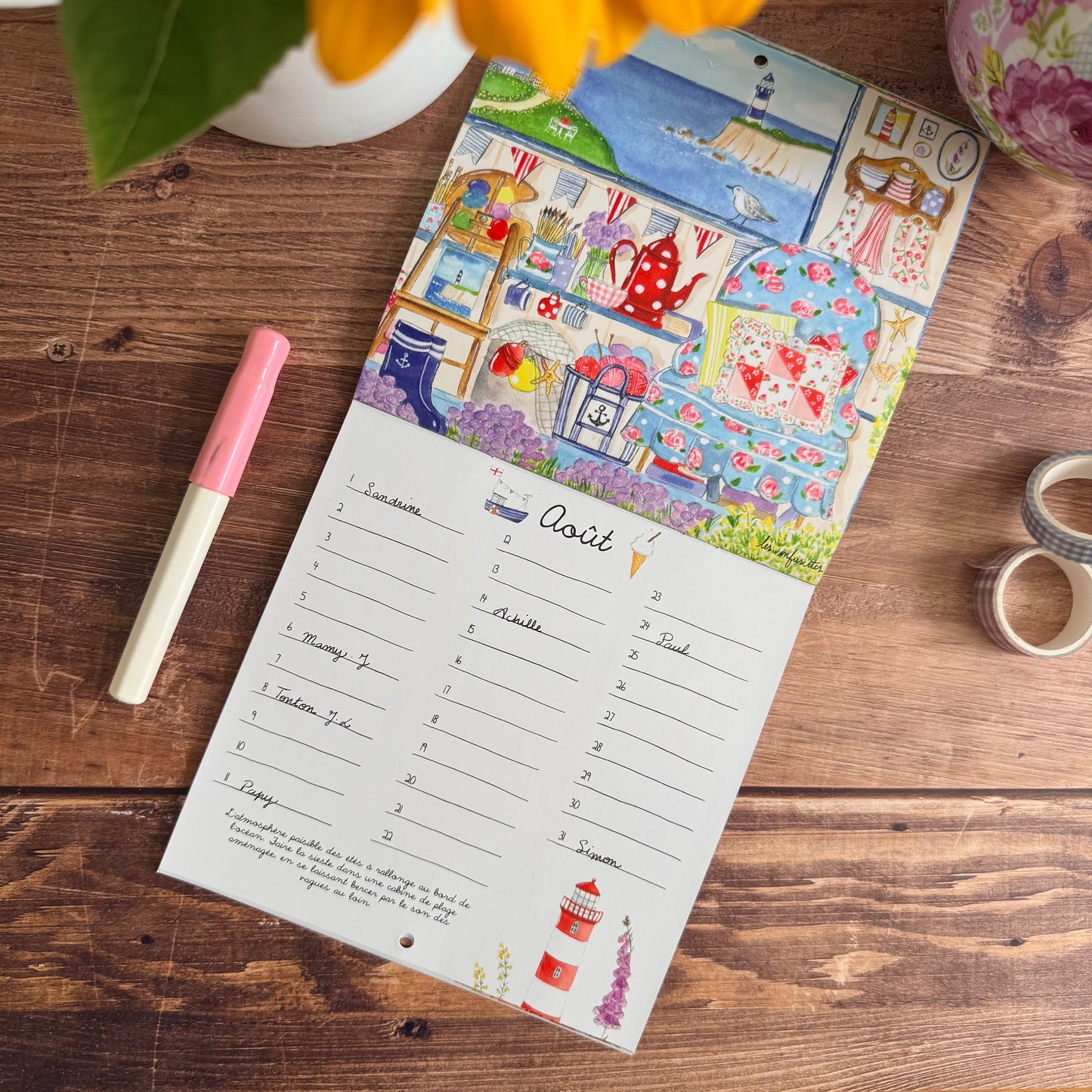 La chaumière aux anniversaires (calendrier d'événements)