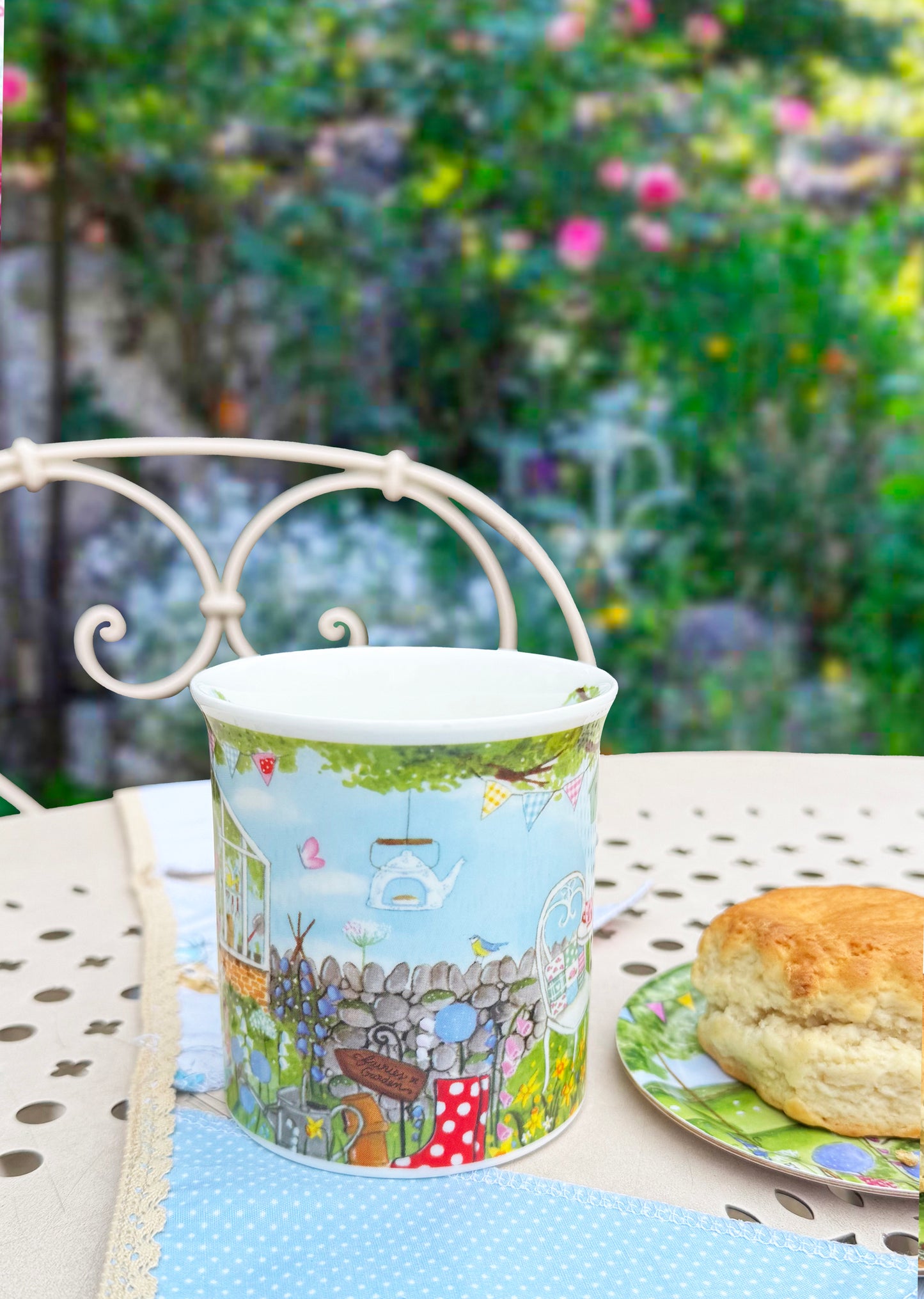 The 5 O'clock teatime - Mug "Jardin Romantique"