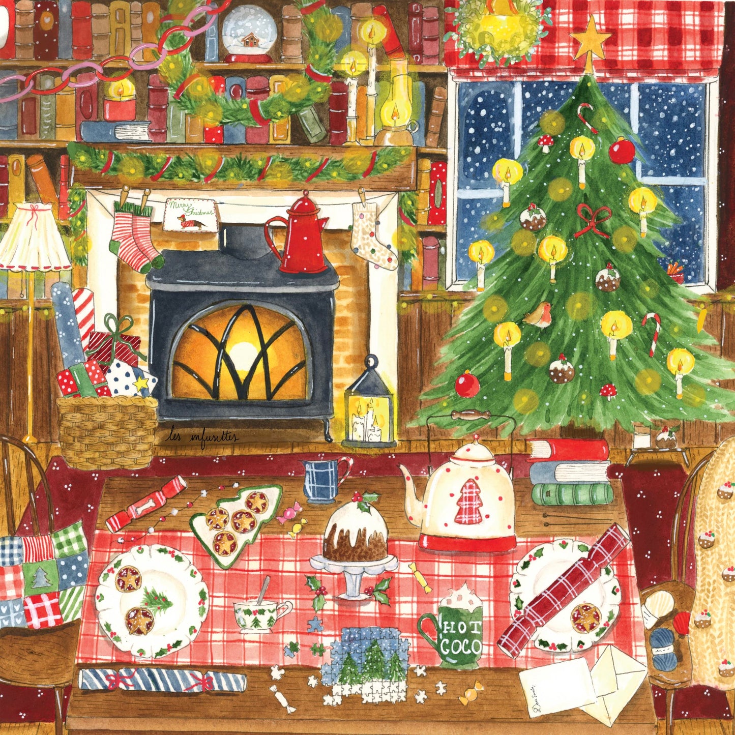 Poster - Christmas at the bookstore