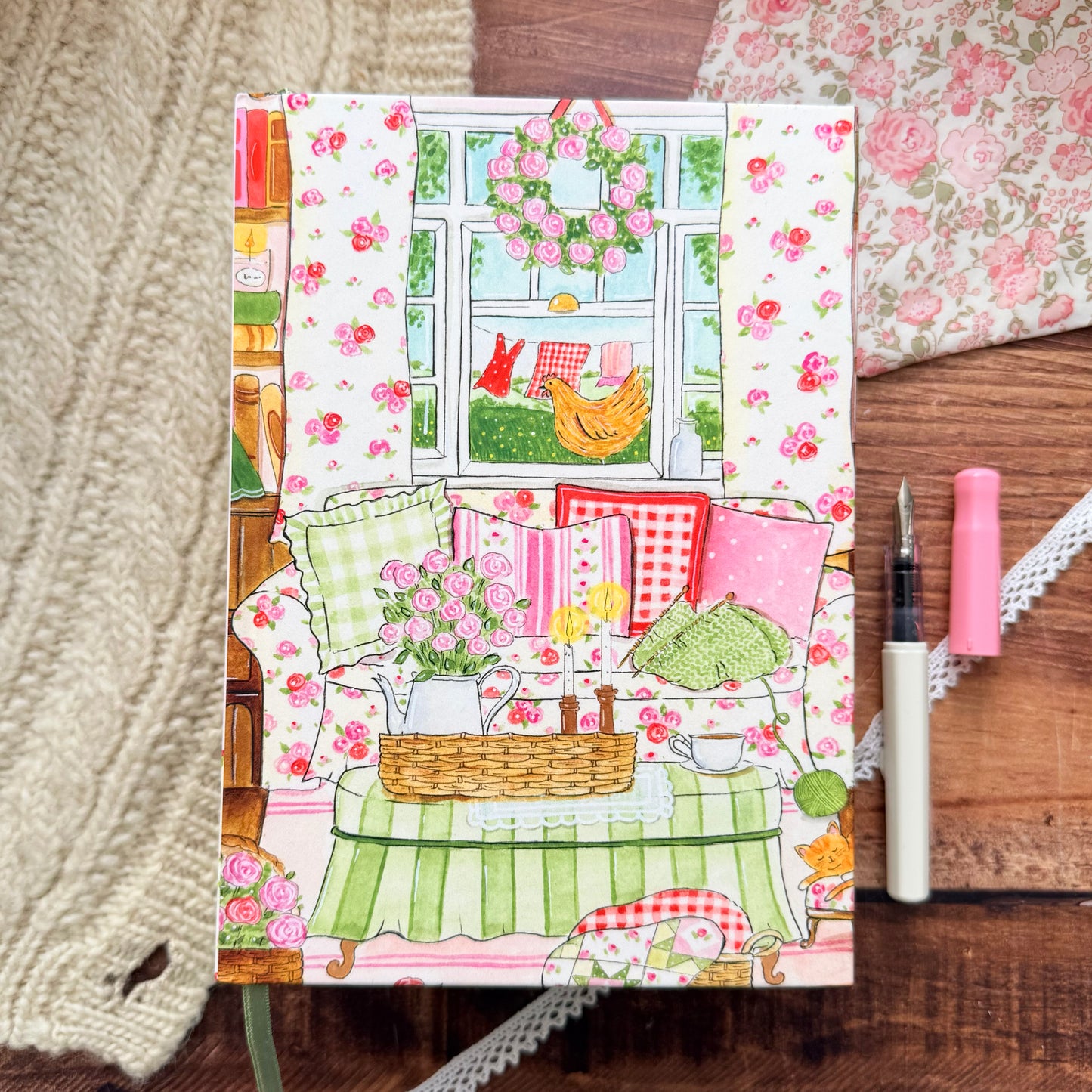 Creative Journal - Bullet journal "Cottage romantique" A5 (EDITON LIMITEE)