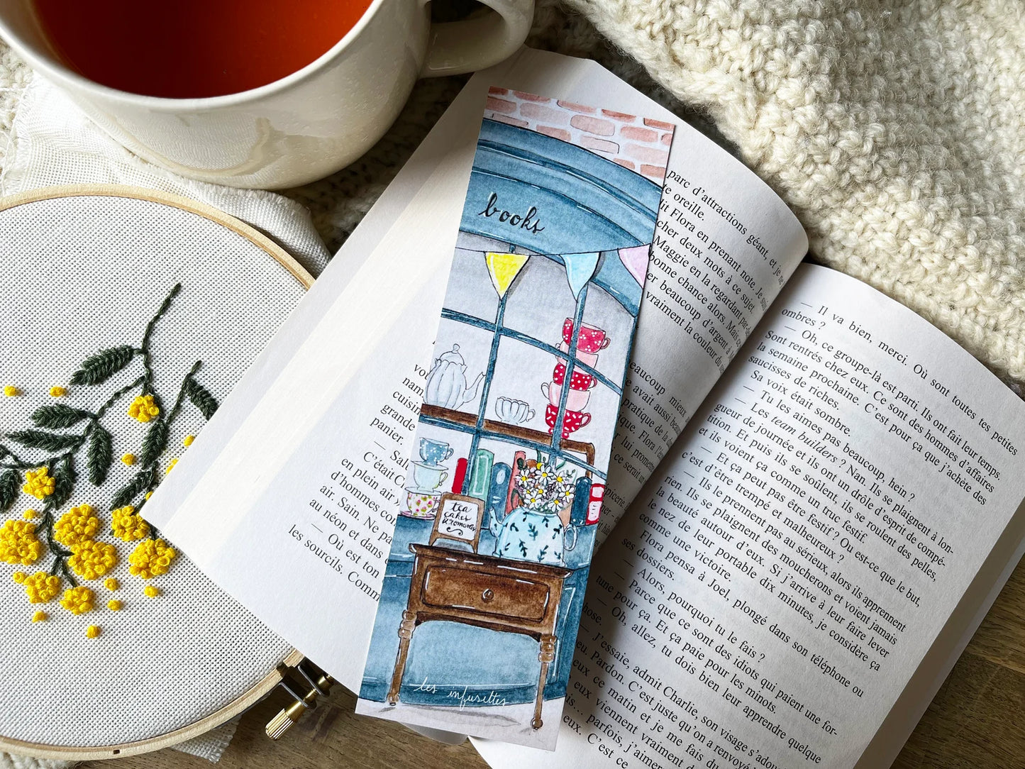 Marque-page - Tea & Books
