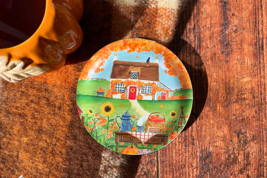 Sous-tasse - The Pumpkin cottage (précommande - ÉDITION LIMITÉE)