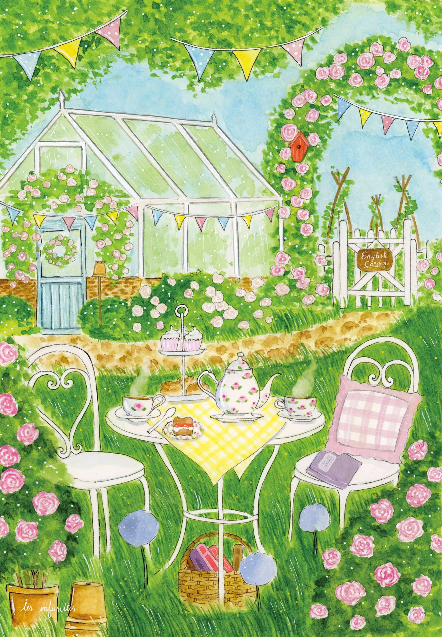 Affiche - Afternoon tea au jardin